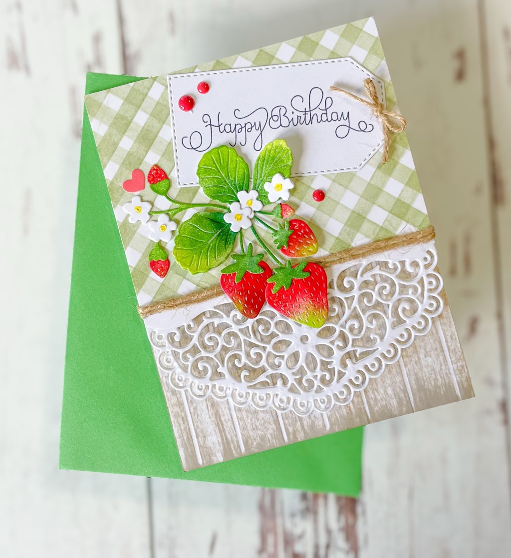 Birthday Hugs with Sweet&nbsp;Strawberries