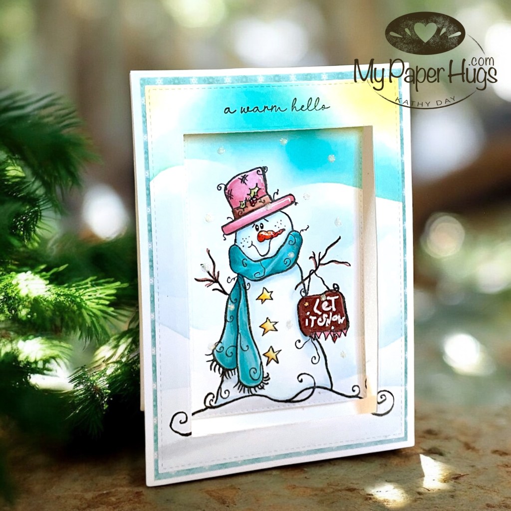 Stand-Up Snowman Card